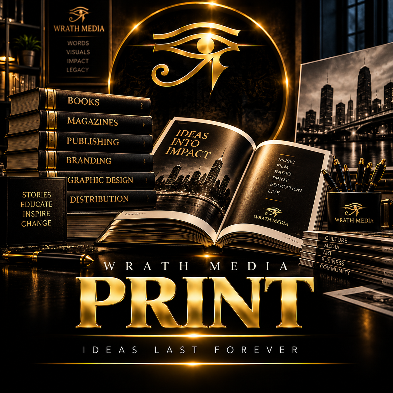 Wrath Media Print graphic